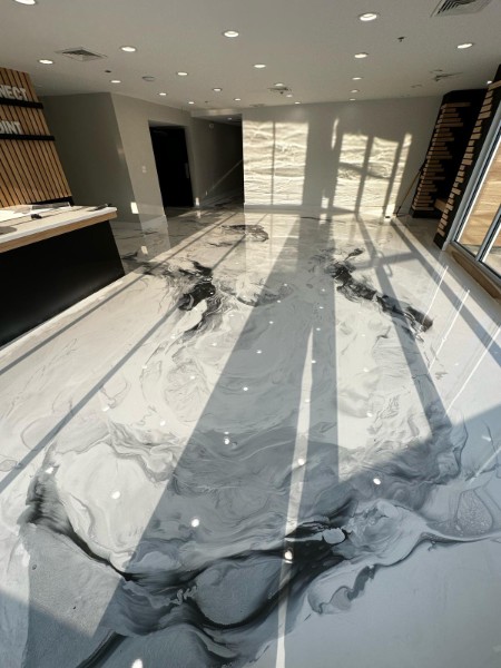 Epoxy flooring project 1