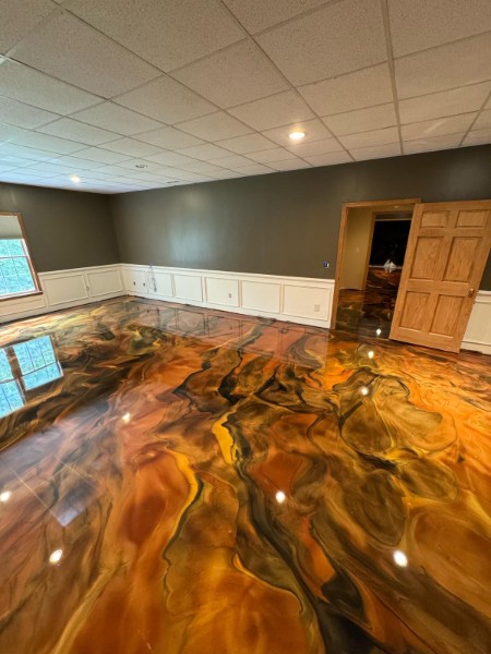 Epoxy flooring project 2